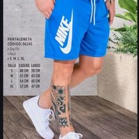 Pantaloneta Nike Dry Fit Azul image