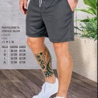 Pantaloneta Dry Fit Gris image
