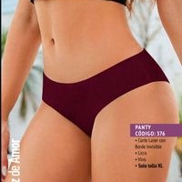 Panty Corte Láser Vino image