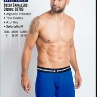 Boxer Hombre Azul Rey image