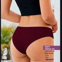 Panty Corte Láser Vino image