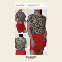 Blusa Estampado Animal Print image