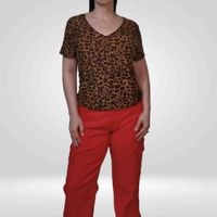 Blusa estampado animal print image