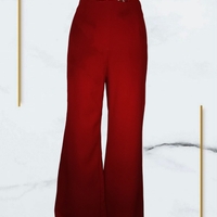 Pantalón rojo formal image