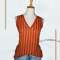 Blusa sin mangas a rayas Forever 21 image