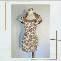 Vestido elegante estampado image