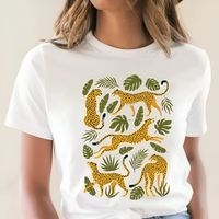 Camiseta estampada con guepardos image