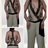 Blusa elegante talla S image