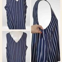 Blusa a rayas Old Navy XL image