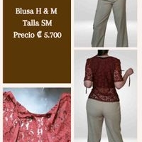 Blusa H&M Encaje Elegante image