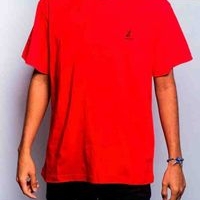 Camiseta roja casual image