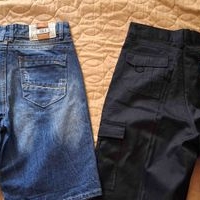 Shorts de mezclilla y cargo image
