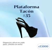 Tacón Plataforma Elegante Nuevo image