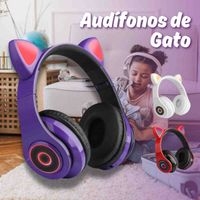 AUDIFONOS BLUETOOTH DE DIADEMA TIPO GATO image