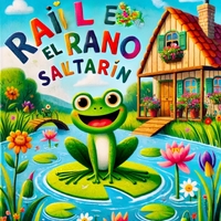 Libro de cuento personalizado Raiile el rano saltarín. image