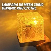 Lámpara de Mesa Cúbica RGB image