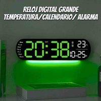 RELOJ DIGITAL GRD HORIZ TEM/CALEND/ALRM MOD. 5502 image