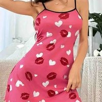 Camisón romántico de corazones XL image