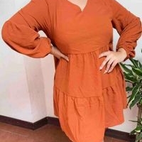 Vestido casual naranja image