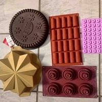 Set de moldes de silicona para repostería image