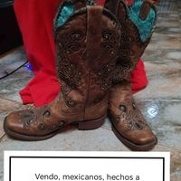 Botas vaqueras de cuero image