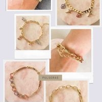 Elegantes Pulseras de Oro Laminado image