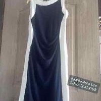 Vestido elegante bicolor image