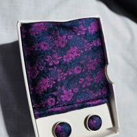 Elegante pañuelo con gemelos image