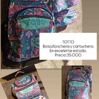 Set Totto: Mochila, Lonchera y Cartuchera image