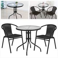 Mesa vidrio especial para terraza image