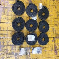 Lote de 9 ductos flexibles o Cadenas plásticas para cable eléctrico image