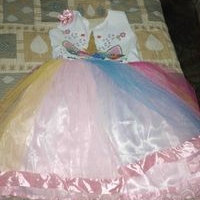 Vestido de Unicornio Infantil image