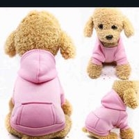 Sudadera para perro con capucha rosa M Violeta Xl image
