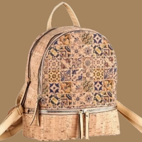Mochila de corcho estampada image