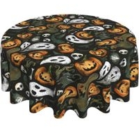 Mantel Redondo Halloween image