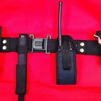 Cinturon básico con fundas para equipo policial para calibre 38 o 9mm ,fotografía con fines informativo*(NO INCLUYE EQUIPO POLICIAL)* image