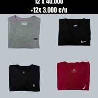 Camisetas, variedad de estilos.  image