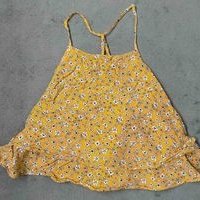 Blusa Floral Amarilla Forever 21 image