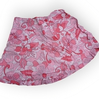 Falda floral rosa vibrante image