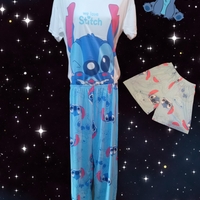 Pijama Dama Stitch Y Kuromi image
