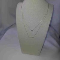 Collar Doble de corazón y flecha image