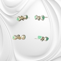 Elegantes Aretes de Esmeralda image