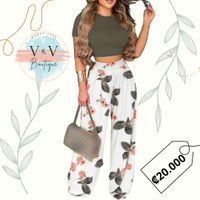 Pantalón Floral Elegante image
