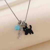 Collar con colgantes de gato image