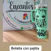 Botella con pajilla Groot image
