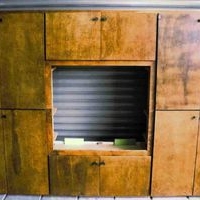 Mueble de madera de cocina o multifunctional image