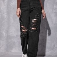 Pantalón negro nuevo marca talla 7-9 image