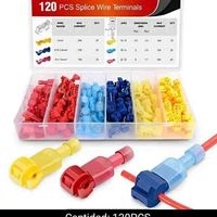 Kit Conectores de Empalme de Cable 120 PCS - ENVIO GRATIS image