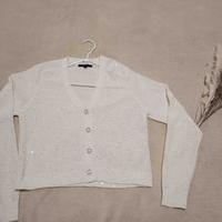 Cárdigan blanco elegante image