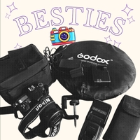 Kit de Fotografía NikonD7200,lente Tamron 18-200, flash, reflector, batería continua. image